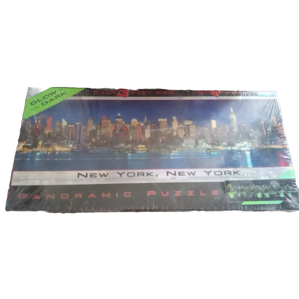 New York New York Glow In The Dark Puzzle 750 Piece New Panoramic